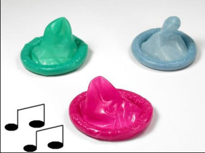 Προφυλακτικό που παίζει μουσική Προφυλακτικό που παίζει μουσική