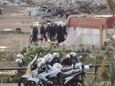 Ρόδος: Επιχείρηση της Αστυνομίας σε καταυλισμό Ρομά