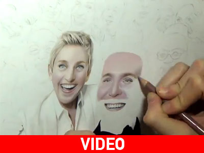 Ζωγραφίζοντας την selfie των Oscars