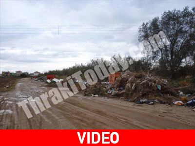 Ξάνθη: Τεράστια παράνομη χωματερή δίπλα σε σπίτια