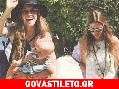 Οι φωτογραφίες από την βάφτιση του εγγονού της Άννας Βίσση