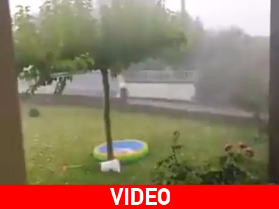 Σφοδρή χαλαζόπτωση στην Μακρυνεία Αιτωλοακαρνανίας