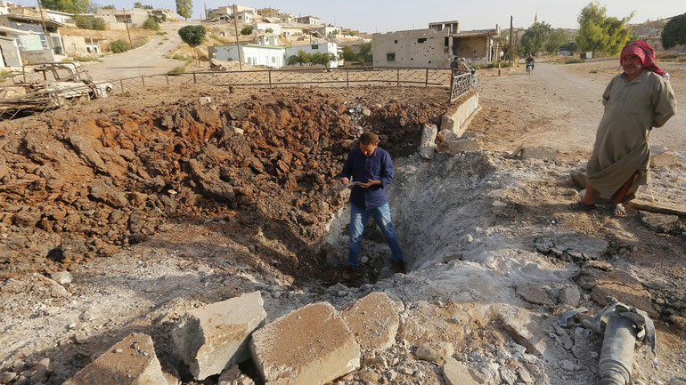 Συρία: Αεροπορική επιδρομή κατά φάλαγγας του Ισλαμικού Χαλιφάτου στη Χάμα
