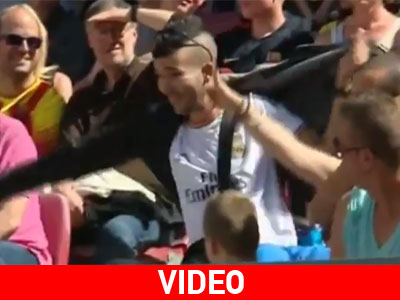 Με τη φανέλα της Ρεάλ σε αγώνα της Μπαρτσελόνα;