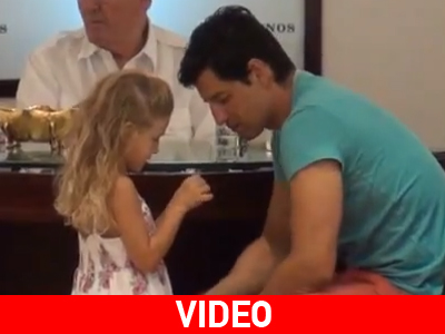 Σάκης Ρουβάς: Τρυφερές στιγμές με την Αναστασία