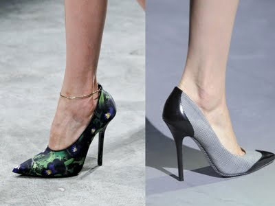 Οι γόβες με μύτη ξανά στη ντουλάπα μας!