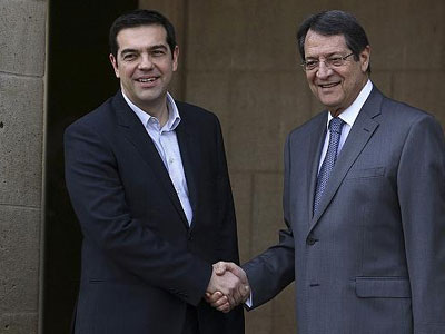 Koινές δηλώσεις Αναστασιάδη-Τσίπρα: Eπιβεβαίωσαν το υψηλό επίπεδο συνεργασίας Koινές δηλώσεις Αναστασιάδη-Τσίπρα: Eπιβεβαίωσαν το υψηλό επίπεδο συνεργασίας