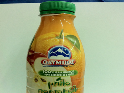 Μύκητες σε συσκευασία φυσικού χυμού