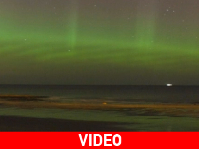 Μοναδικές εικόνες από το Βόρειο Σέλας