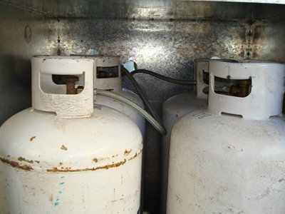 Φιάλη υγραερίου εξερράγη σε σπίτι