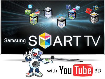 Samsung: Διάθεση YouTube 3D περιεχομένου μέσω των Smart TVs