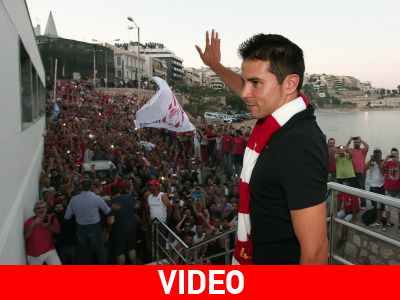 Άφιξη Σαβιόλα στα γραφεία της Π.Α.Ε. Ολυμπιακός