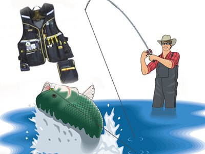 Γιλέκο για μερακλήδες ψαράδες