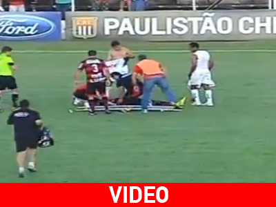 Κατέρρευσε ποδοσφαιριστής στη Βραζιλία