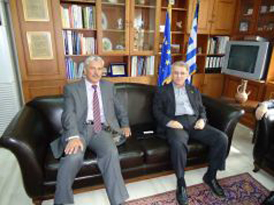 Συνάντηση Μιχάλη Ταμήλου και Δημάρχου Τρικάλων για την ανεύρεση  1,2 εκ. ευρώ