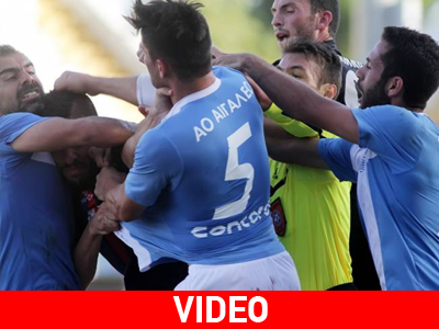 Ξύλο και διακοπή στο… φιλικό Αιγάλεω-Πανιώνιος