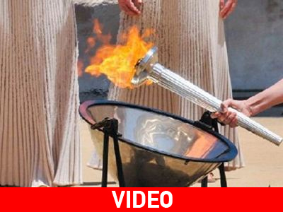Ηράκλειο: Στην Κνωσό η Ολυμπιακή Φλόγα