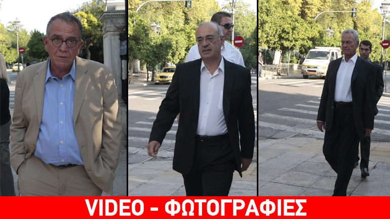 H ορκωμοσία Μουζάλα, Μάρδα, Σγουρίδη στο Προεδρικό Μέγαρο H ορκωμοσία Μουζάλα, Μάρδα, Σγουρίδη στο Προεδρικό Μέγαρο