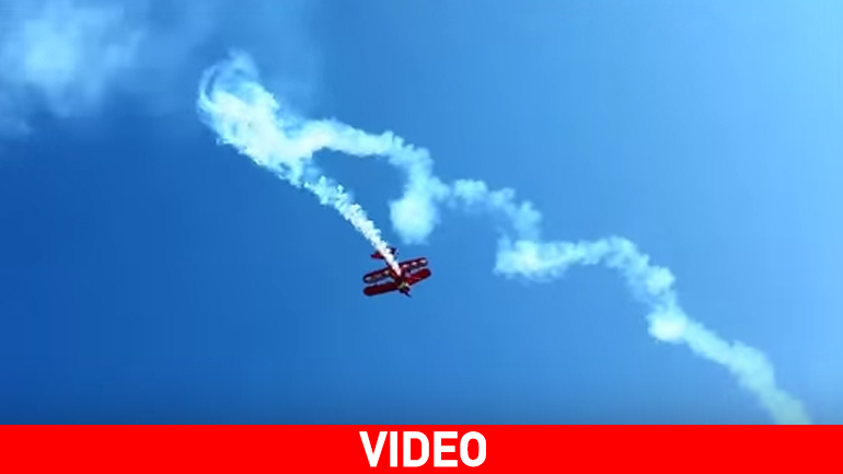 Αυστρία: Η στιγμή της συντριβής αεροσκάφους επίδειξης – Νεκρός ο πιλότος