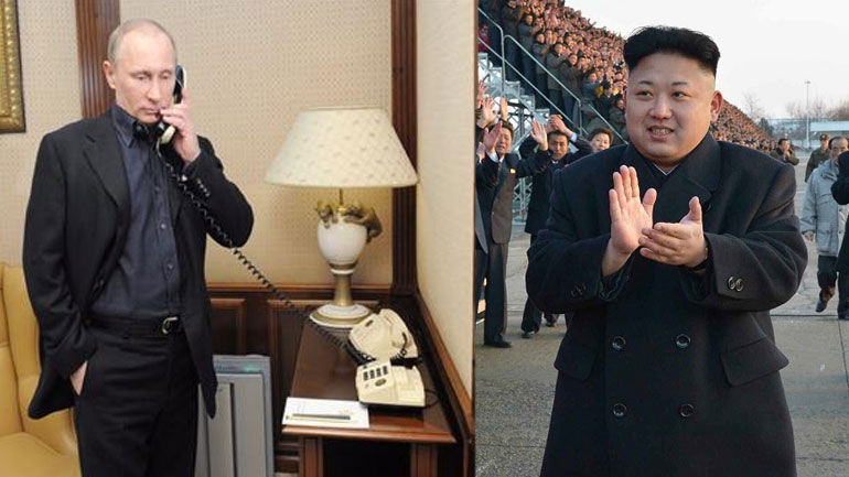 Συγχαρητήρια μηνύματα αντάλλαξαν Κιμ Γιονγκ Ουν και Πούτιν Συγχαρητήρια μηνύματα αντάλλαξαν Κιμ Γιονγκ Ουν και Πούτιν