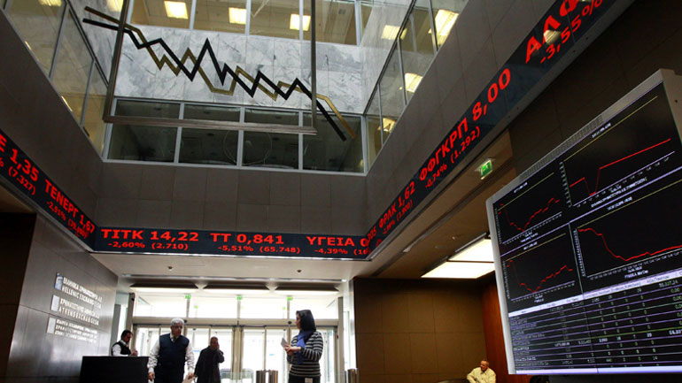 Πτώση στο Χρηματιστήριο Αθηνών Πτώση στο Χρηματιστήριο Αθηνών