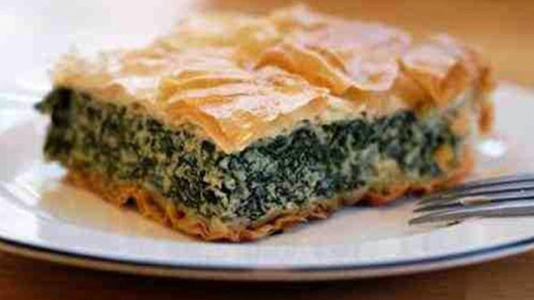 Συνταγή για γευστική σπανακόπιτα Συνταγή για γευστική σπανακόπιτα