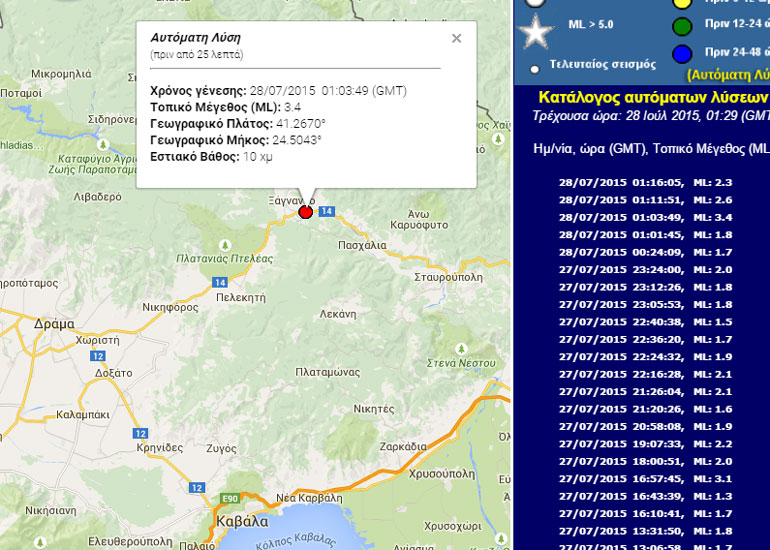Το επίκεντρο της δόνησης
