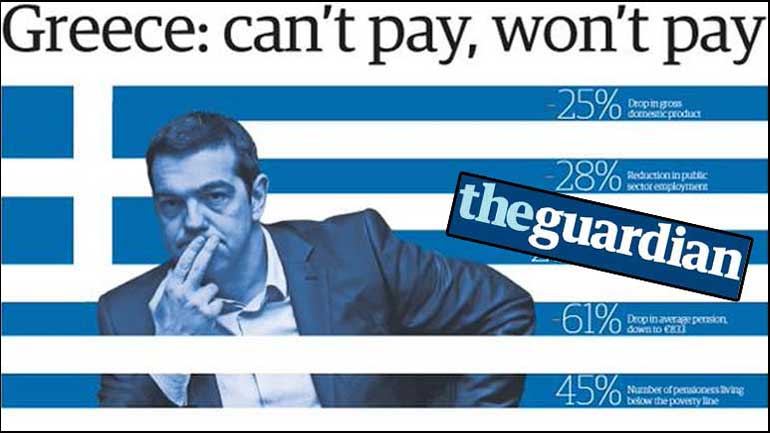 Guardian: «Η Ελλάδα δεν μπορεί να πληρώσει, δεν θα πληρώσει»