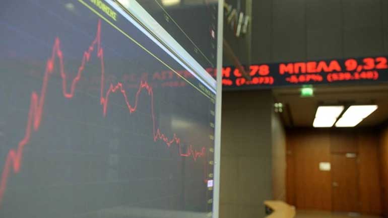 Πτώση στο Χρηματιστήριο Αθηνών Πτώση στο Χρηματιστήριο Αθηνών