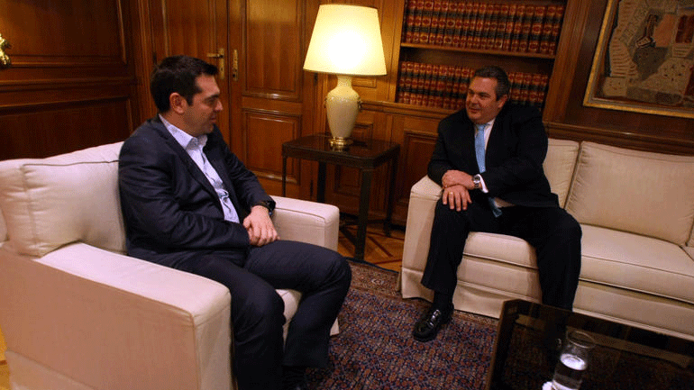 Συνάντηση Τσίπρα – Καμμένου το απόγευμα