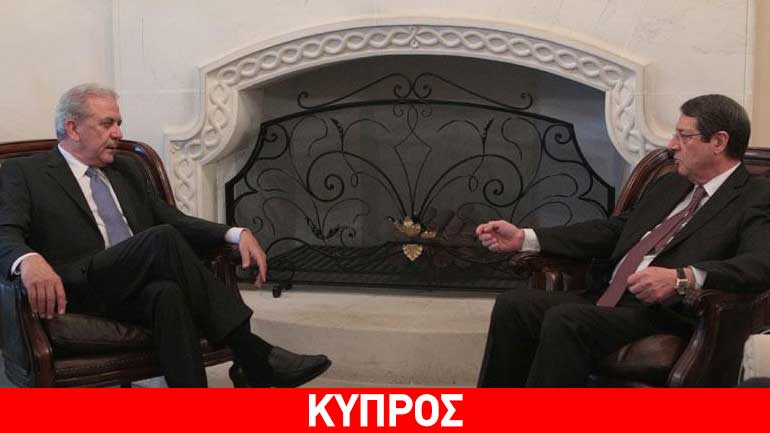 Κυπριακό και μετανάστευση στη συνάντηση Αναστασιάδη – Αβραμόπουλου