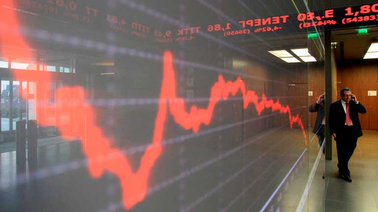 Πτώση στο Χρηματιστήριο Αθηνών Πτώση στο Χρηματιστήριο Αθηνών