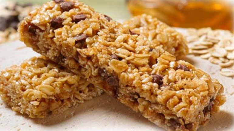 Μπάρες δημητριακών με πορτοκάλι