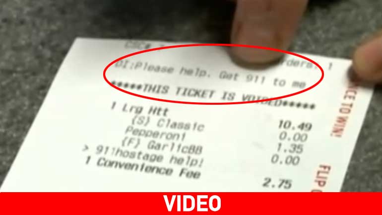 Όμηρος έστειλε σήμα κινδύνου μέσω… της Pizza Hut