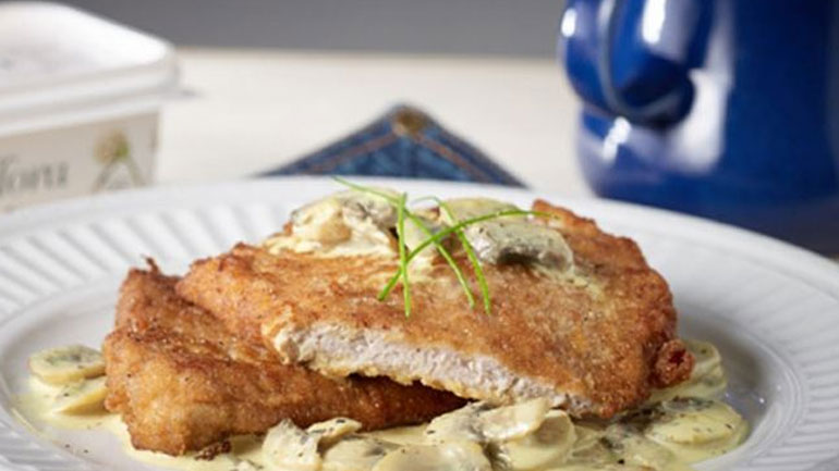 Το γεύμα της Κυριακής: Σνίτσελ αλά κρεμ Το γεύμα της Κυριακής: Σνίτσελ αλά κρεμ