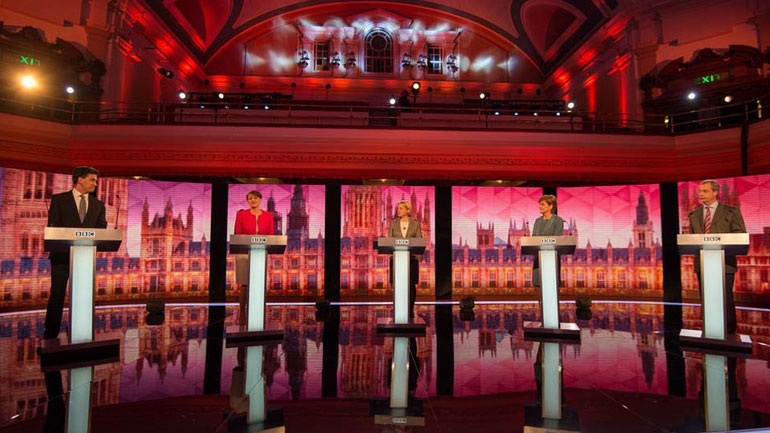 Οι ηγέτες της βρετανικής αντιπολίτευσης έδωσαν την τελική τηλεοπτική μάχη Οι ηγέτες της βρετανικής αντιπολίτευσης έδωσαν την τελική τηλεοπτική μάχη