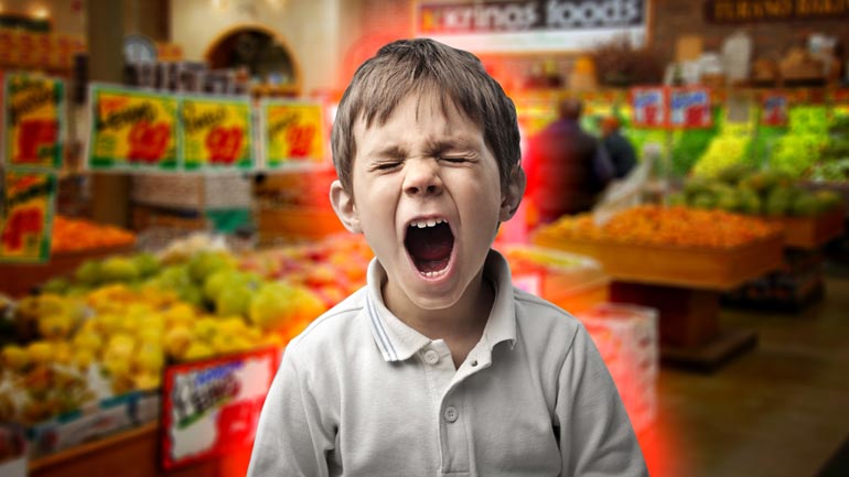 Πώς να μην καβγαδίσετε με το παιδί σας στο σούπερ μάρκετ