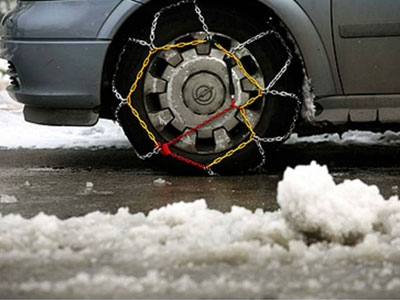 Με αλυσίδες η κυκλοφορία στην εθνική οδό για Καλαμάτα