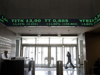 Άνοδος στο Χρηματιστήριο Αθηνών Άνοδος στο Χρηματιστήριο Αθηνών