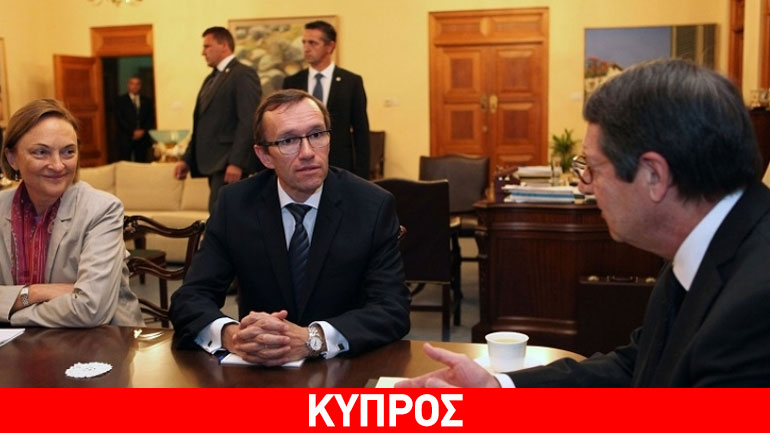 Στην Κύπρο ο Έιντε – Συναντήσεις με Αναστασιάδη και Έρογλου Στην Κύπρο ο Έιντε – Συναντήσεις με Αναστασιάδη και Έρογλου