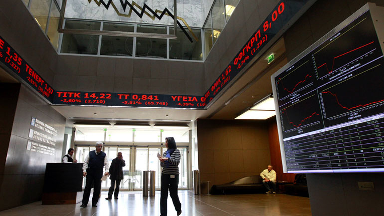 Άνοιγμα με πτώση στο Χρηματιστήριο Αθηνών Άνοιγμα με πτώση στο Χρηματιστήριο Αθηνών