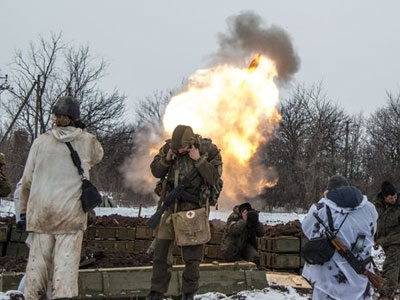 Ουκρανία: Συνεχίζονται οι συγκρούσεις λίγο πριν την εκεχειρία Ουκρανία: Συνεχίζονται οι συγκρούσεις λίγο πριν την εκεχειρία