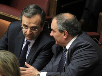 Τηλεφωνική επικοινωνία Σαμαρά – Καραμανλή