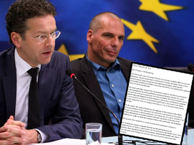 Reuters: Η επιστολή Βαρουφάκη στο Eurogroup Reuters: Η επιστολή Βαρουφάκη στο Eurogroup