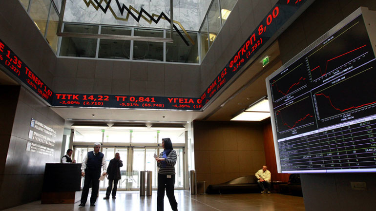 Πτώση στο Χρηματιστήριο Αθηνών Πτώση στο Χρηματιστήριο Αθηνών
