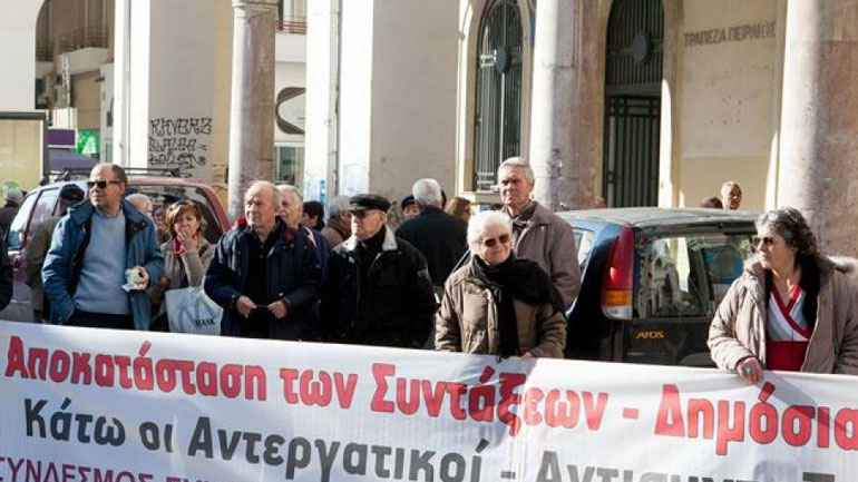 Παναττική συγκέντρωση συνταξιούχων το πρωί της Τετάρτης