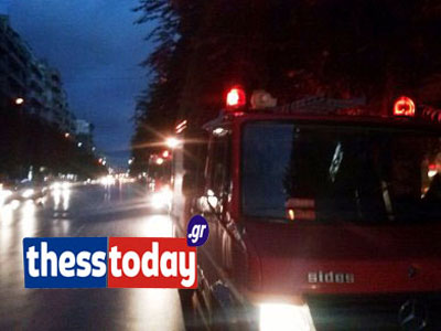 Θεσσαλονίκη: Πυρκαγιά ξέσπασε σε ισόγειο διαμέρισμα