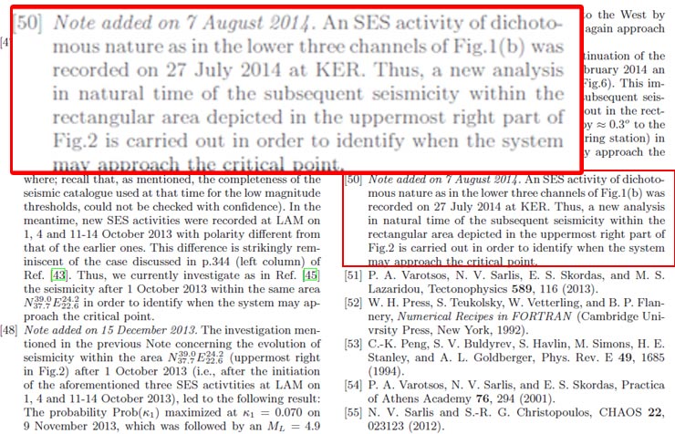 Μέρος της επιστημονικής μελέτης του κ. Βαρώτσου