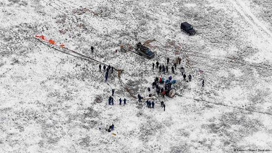 Προσγείωση στις στέπες του Καζαχστάν
