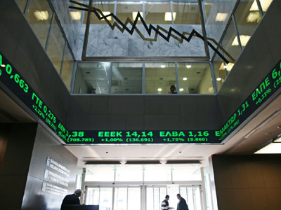 Άνοδος στο Χρηματιστήριο Αθηνών Άνοδος στο Χρηματιστήριο Αθηνών